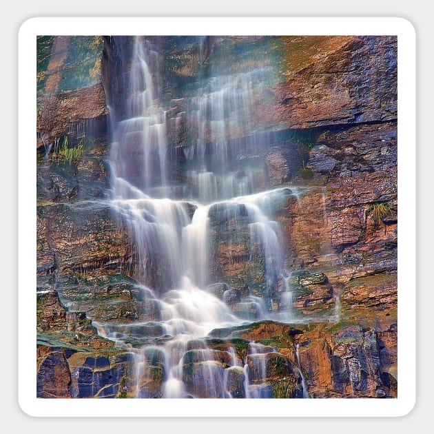 Lower Cascade Falls Sticker by briankphoto